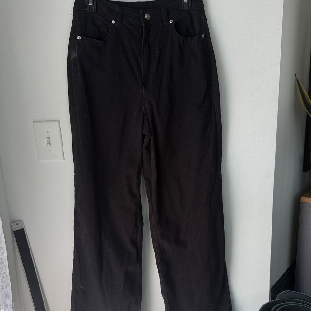 H&M Black Flare & Wide Leg Jeans